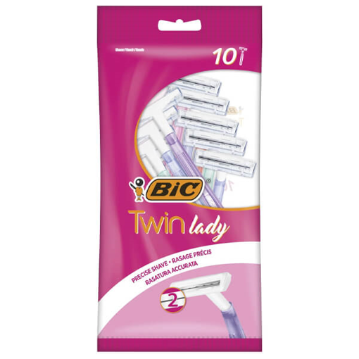 BIC ΞΥΡΑΦΑΚΙΑ TWIN LADY SENSITIVE (10τεμ.)