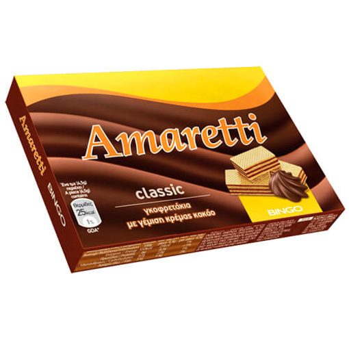 BINGO AMARETTI ΜΕ ΚΡΕΜΑ ΚΑΚΑΟ (15τεμ. x 45gr.)