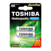 TOSHIBA ΜΠΑΤΑΡΙΑ AA (2τεμ.) - (ΕΠΑΝΑΦΟΡΤ.) 2000mAh