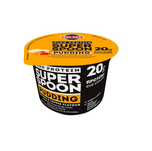 ΚΡΙ ΚΡΙ HIGH PROTEIN SUPER SPOON PUDDING 200g - (BANANA/TOFFEE)