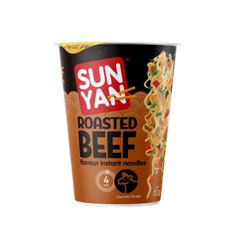 ΕΤΟΙΜΟ ΓΕΥΜΑ SUN YAN NOODLES 65g - (ROASTED BEEF)