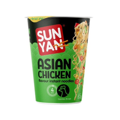 ΕΤΟΙΜΟ ΓΕΥΜΑ SUN YAN NOODLES 65g - (ASIAN CHICKEN)