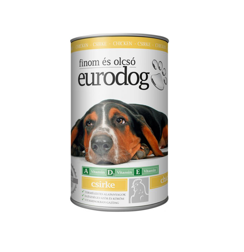 EURODOG ΚΟΝΣΕΡΒΑ 1.240kg ΚΟΤΟΠΟΥΛΟ Χ12ΤΕΜ.