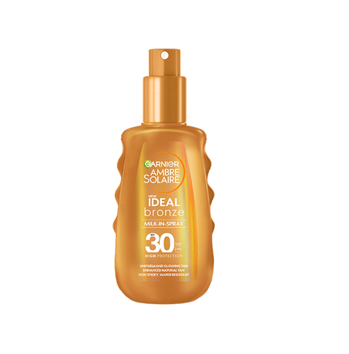 AMBRE SOLAIRE IDEAL BRONZE MILK SPRAY SPF30 150ml