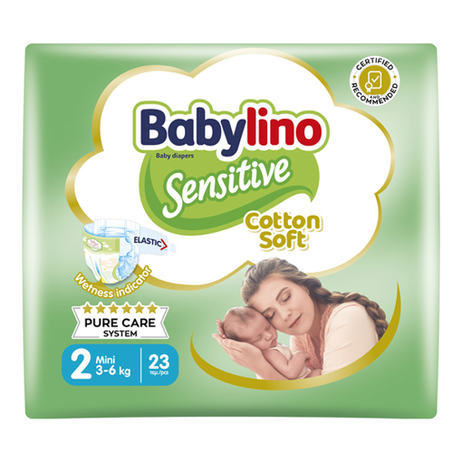 BABYLINO ΠΑΝΑ SENSITIVE No 2 (3-6kg) - (23τεμ.)