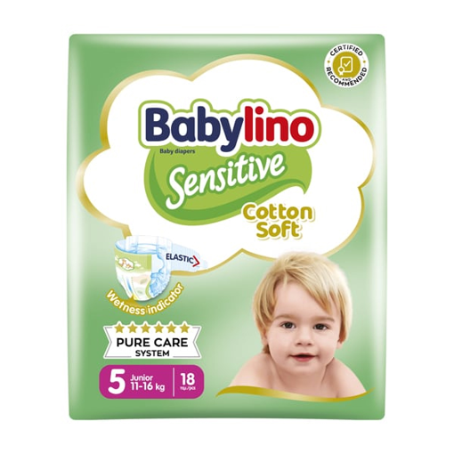 BABYLINO ΠΑΝΑ SENSITIVE No 5 (11-16kg) - (18τεμ.)