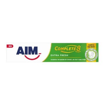 AIM COMPL 8 ACT 75ml - (EXTRA FRESH) (ΟΔΟΝΤΟΚΡΕΜΑ)
