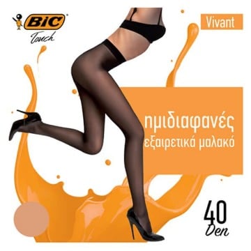 BIC ΚΑΛΣΟΝ VIVANT 40DEN (XLARGE) - (ΜΕΛΙ)