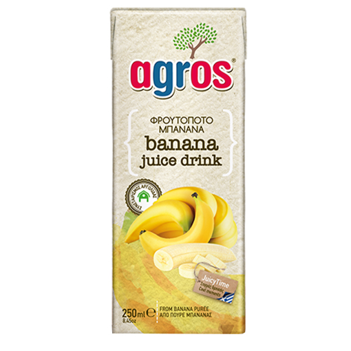 AGROS ΧΥΜΟΣ 250ml - (ΜΠΑΝΑΝΑ)
