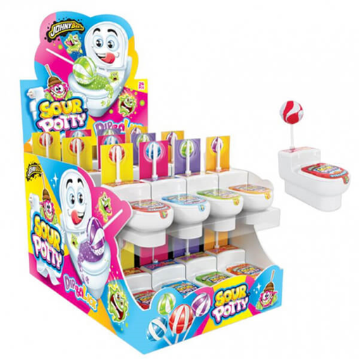 JOHNY BEE SOUR POTTY ΓΛΕΙΦΙΤΖΟΥΡΙ ΣΧΗΜΑ ΛΕΚΑΝΗΣ (24τεμ.x19gr.)