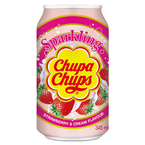CHUPA CHUPS ΑΝΘΡΑΚΟΥΧΟ ΑΝΑΨΥΚΤΙΚΟ 345ml - (ΦΡΑΟΥΛΑ & ΚΡΕΜΑ)