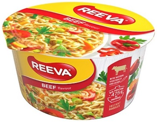 REEVA NOODLES BEEF 75gr Σ24 