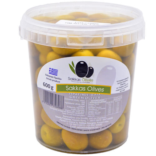 ΣΑΚΚΑΣ ΕΛΙΕΣ ΠΡΑΣΙΝΕΣ 600gr. - (ΚΟΥΒΑΔΑΚΙ)