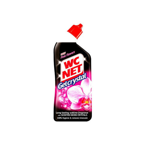 WC NET GEL CRYSTAL 750ml - (PINK FLOWERS)