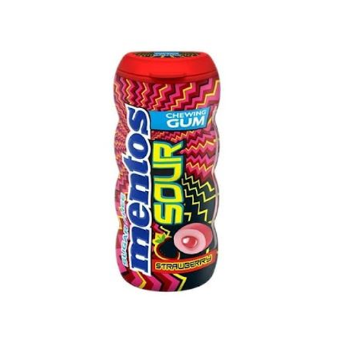 MENTOS POCKET BOTTLE SOUR STRAWBERRY 28g