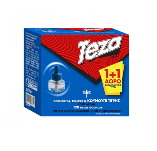 TEZA ΥΓΡΟ ΑΝΤ/ΚΟ FIK 1+1 ΔΩΡΟ 45ml Σ24 