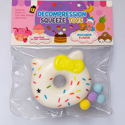 ΠΑΙΧΝΙΔΙ  ΤΥΠΟΥ TABA SQUISHIES DONUTS (ΑΝΩ 6 ΕΤΩΝ)( ΔΙΑΦΟΡΑ ΧΡΩΜΑΤΑ)