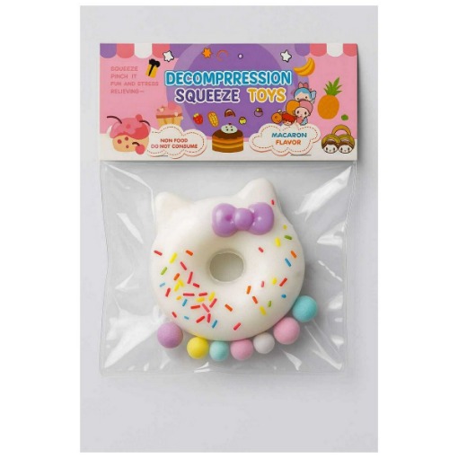 ΠΑΙΧΝΙΔΙ  ΤΥΠΟΥ TABA SQUISHIES DONUTS (ΑΝΩ 6 ΕΤΩΝ)( ΔΙΑΦΟΡΑ ΧΡΩΜΑΤΑ)