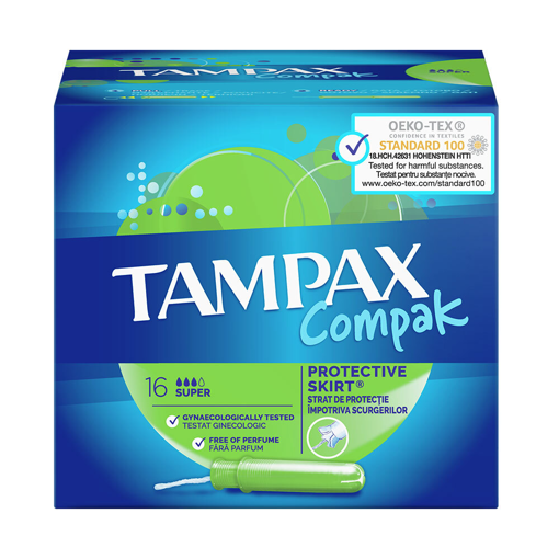 TAMPAX COMPAK ΤΑΜΠΟΝ SUPER 16TMX Σ6 
