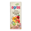 AGROS ΧΥΜΟΣ 250ml - (8 ΦΡΟΥΤΑ)