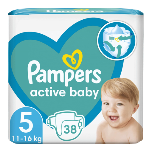 PAMPERS ACTIVE BABY ΠΑΝΑ No5 38TMX Σ3 