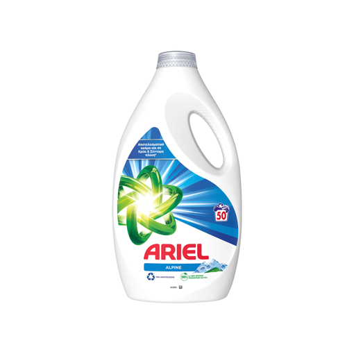 ARIEL ΥΓΡΟ ΠΛ. ALPINE 50ΜΕΖ 2500ml Σ4 
