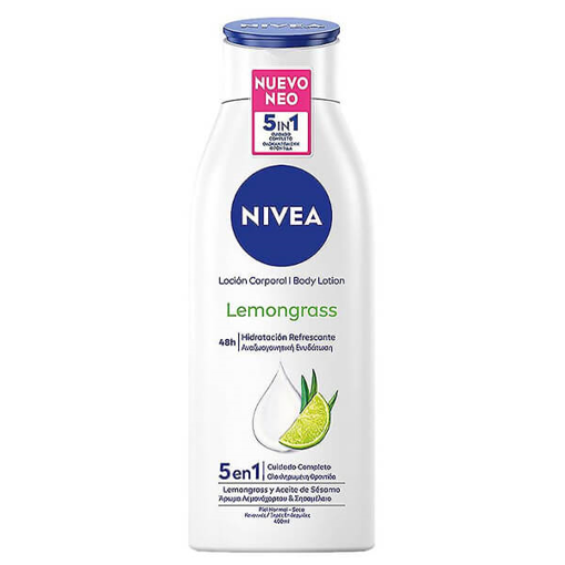 NIVEA BODY LOTION 400ml - (LEMONGRASS)