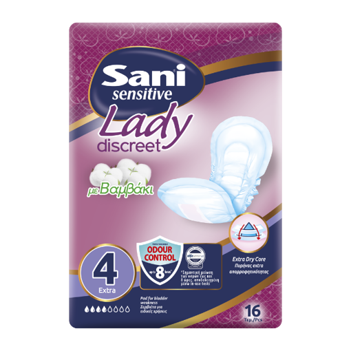 SANI LADY No 4 SENSITIVE EXTRA (16τεμ.)