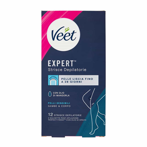 VEET ΤΑΙΝΙΕΣ ΑΠΟΤΡΙΧΩΣΗΣ ΠΟΔΙΑ EXPERT PELLI SENSIBILI GAMBE&CORPO 12ΤΜΧ Σ12 