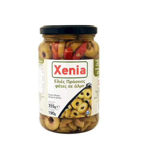 XENIA ΕΛΙΕΣ ΠΡΑΣΙΝΕΣ ΦΕΤΕΣ 355g - ΒΑΖΟ