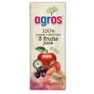 AGROS ΧΥΜΟΣ 250ml - (ΜΗΛΟ-ΣΤΑΦΥΛΙ-ΦΡΑΟΥΛΑ)