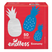 ENDLESS ΧΑΡΤΟΠΕΤΣΕΤΑ ECONOMY 50τεμ. - (30x30cm) (ΛΕΥΚΗ)