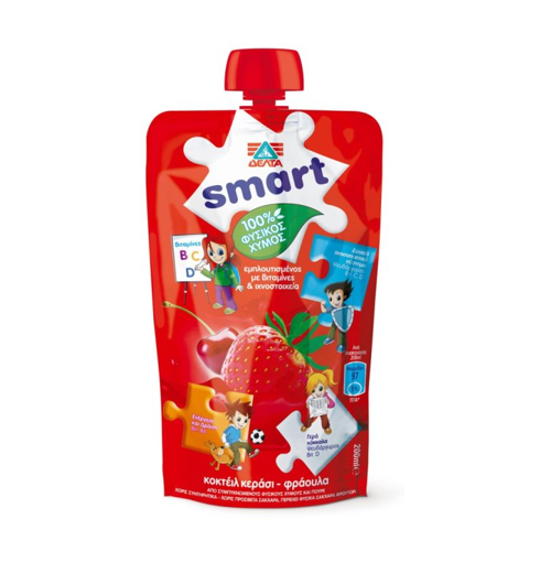 SMART 100% ΦΥΣΙΚΟΣ ΧΥΜΟΣ ΚΕΡΑΣΙ/ΦΡΑΟΥΛΑ 200ml
