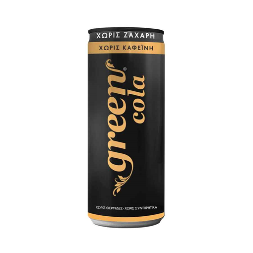 GREEN COLA ΧΩΡΙΣ ΚΑΦΕΙΝΗ 330ml