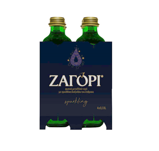ΖΑΓΟΡΙ SPARKLING 4X330ml - ΦΙΑΛΗ