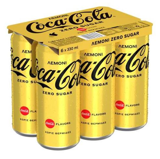 COCA COLA ZERO ΛΕΜΟΝΙ 330ml (6 PACK)