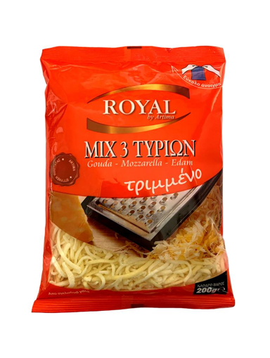 MIX 3 ΤΥΡΙΩΝ ΤΡΙΜΜΕΝΩΝ ROYAL 200g