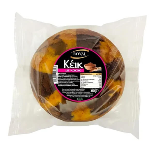 ROYAL ΚΕΙΚ ΜΕ ΚΑΚΑΟ ΡΙΓΕ 400gr
