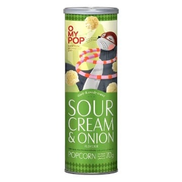 OMYPOP ΠΟΠ ΚΟΡΝ 70gr. - SOUR CREAM AND ONION
