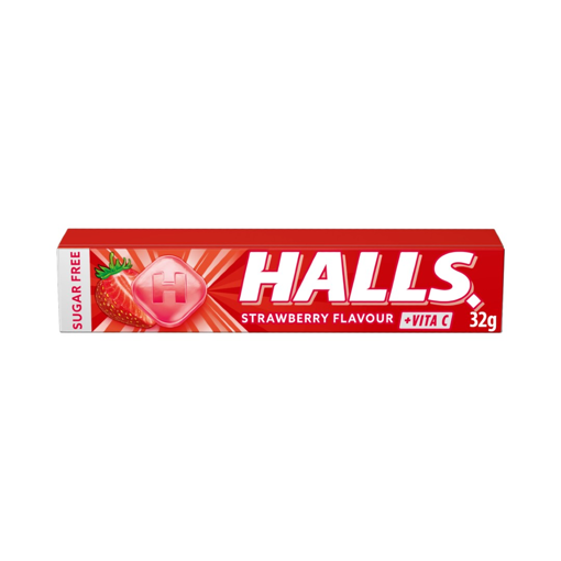 HALLS VITA-C ΦΡΑΟΥΛΑ ΚΑΡΑΜΕΛΕΣ ΧΩΡΙΣ ΖΑΧΑΡΗ 32g