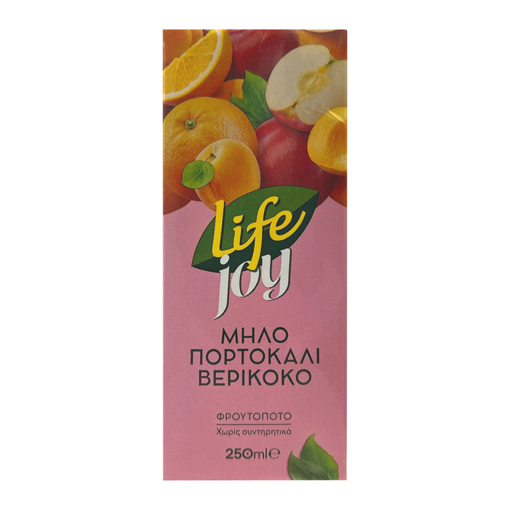 LIFE ΜΔ ΠΟΡΤΟΚΑΛΙ/ΜΗΛΟ/ΒΕΡΙΚΟΚΟ 250ml