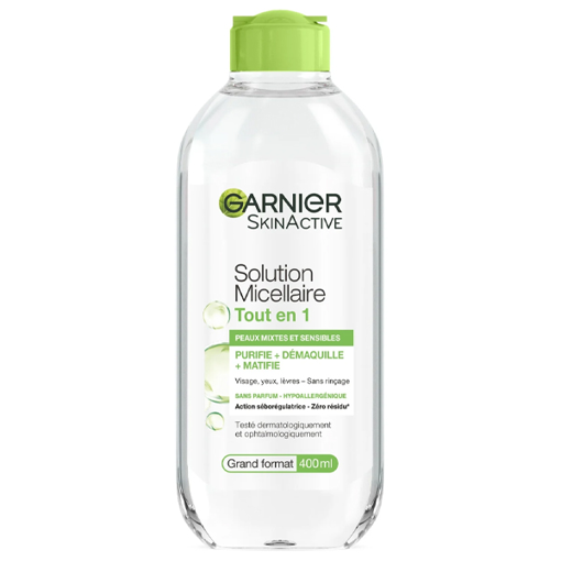 GARNIER ΔΙΦΑΣΙΚΟ ΝΕΡΟ MICELLAIRE 400ml - (ΝΤΕΜΑΚΙΓΙΑΖ/SENSITIVE SKIN)