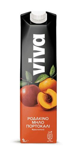 VIVA ΦΡΟΥΤΟΠΟΤΟ 1L - (ΡΟΔΑΚΙΝΟ/ΜΗΛΟ/ΠΟΡΤΟΚΑΛΙ)