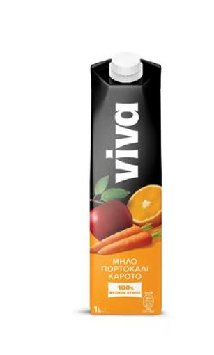 VIVA 1lit - (ΜΗΛΟ+ΠΟΡΤΟΚΑΛΙ+ΚΑΡΟΤΟ)