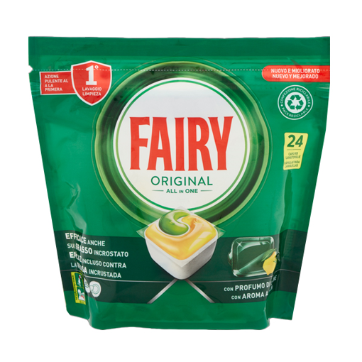 FAIRY CAPS ALL IN ONE  24τεμ. - (ORIGINAL) (ΛΕΜΟΝΙ)