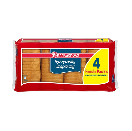 ΠΑΠΑΔΟΠΟΥΛΟΥ ΦΡΥΓΑΝΙΑ ΣΤΑΡΕΝΙΑ (4x127g) - (4 Fresh Packs)