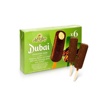 ΠΑΓΩΤΟ DUBAI CHOCOLATE STYLE ΦΥΣΤΙΚΙ/ΚΑΝΤΑΪΦΙ (6Χ100ml)