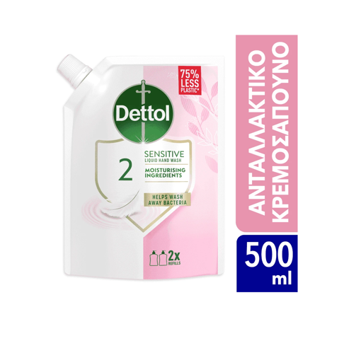 DETTOL ΑΝΑΤΑΛ/ΚΟ ΚΡΕΜΟΣΑΠΟΥΝΟ 500ml - (SENCITIVE)