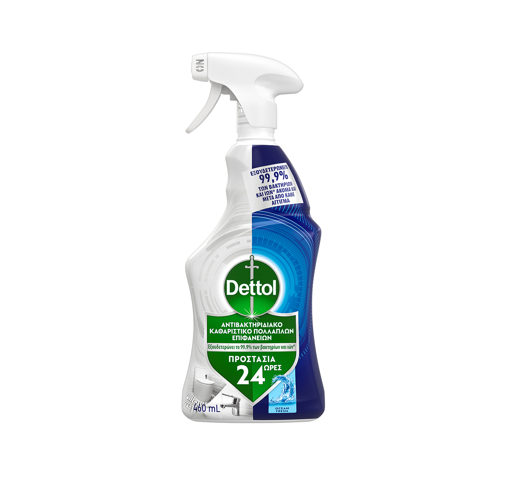 DETTOL ΠΟΛΥΚΑΘΑΡΙΣΤΙΚΟ SPRAY 24H 460ml - (OCEAN FRESH)