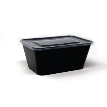 ΣΚΕΥΟΣ ΜΙΚ/ΤΩΝ ΟΡΘΟΓΩΝΙΟ ΜΑΥΡΟ + ΚΑΠΑΚΙ 1000ml - (50τεμ.)